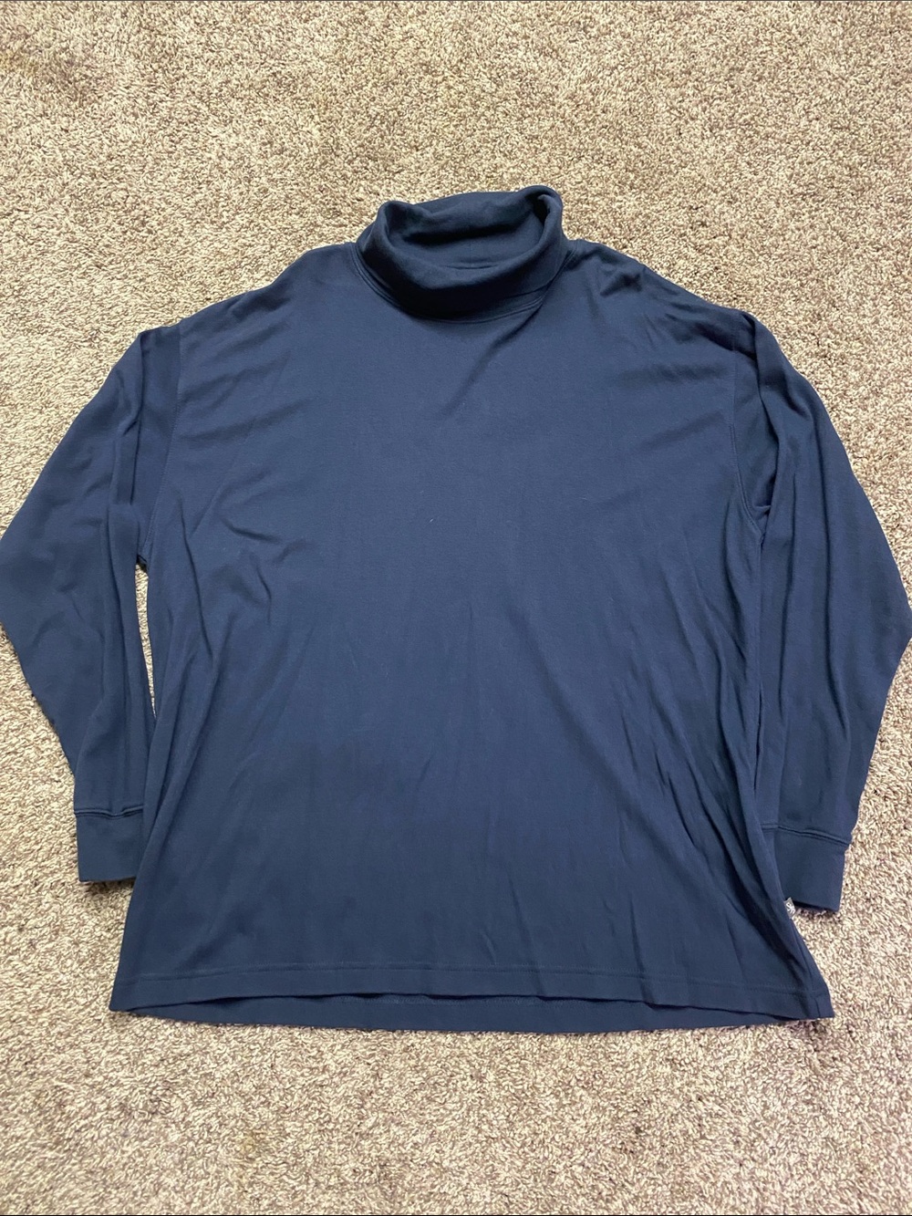 St. John's Bay Men's Size 2XL Dark Navy Turtleneck - 1517